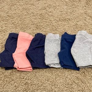 2t Carters girls bike short bundle